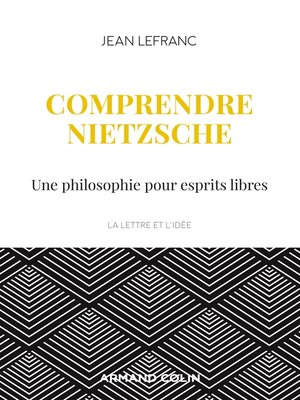 cover image of Comprendre Nietzsche